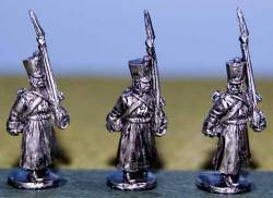 Musketeers in Greatcoat Marching